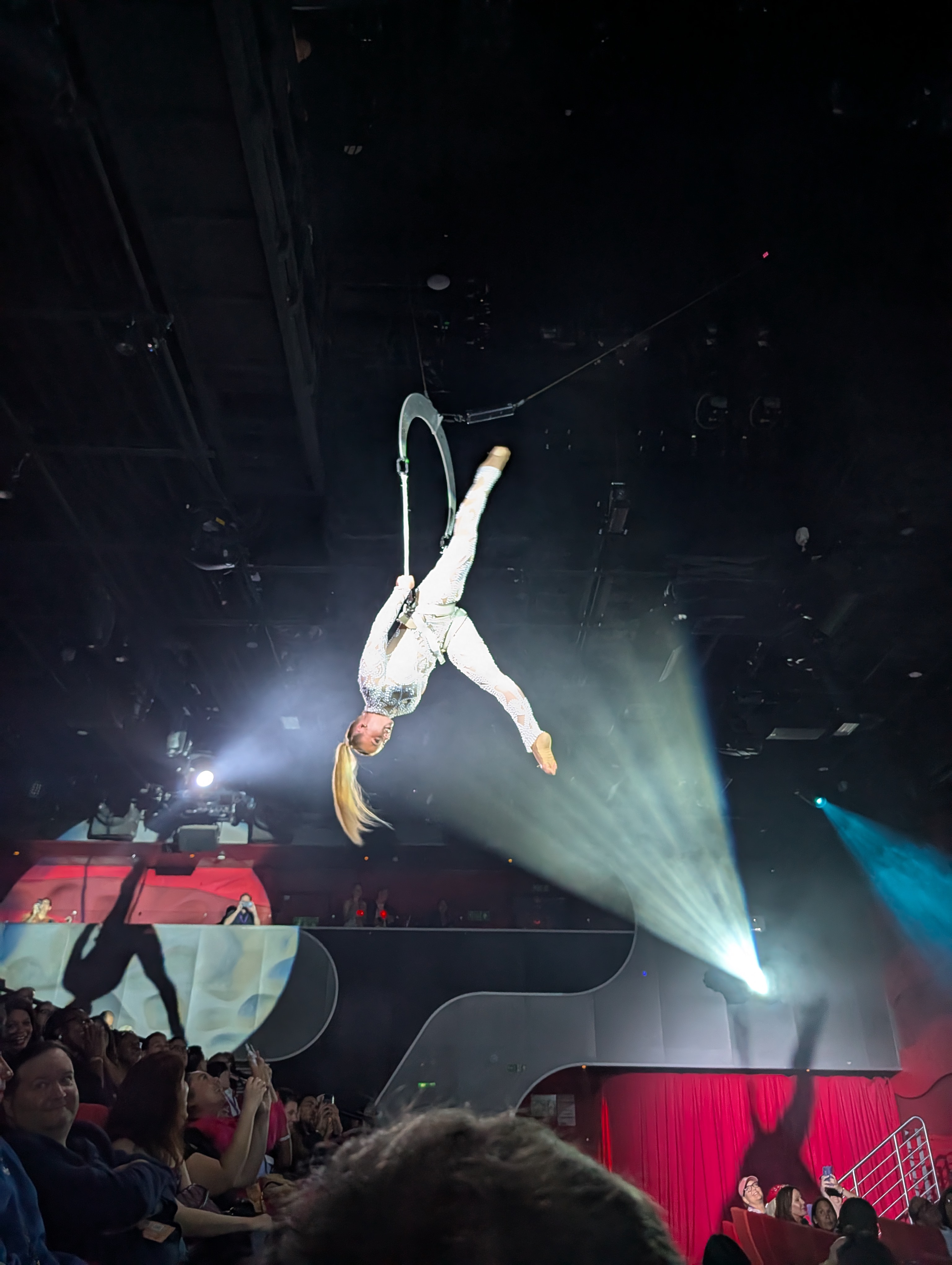 Stage and lighting design for Virgin Voyages Red Hot show