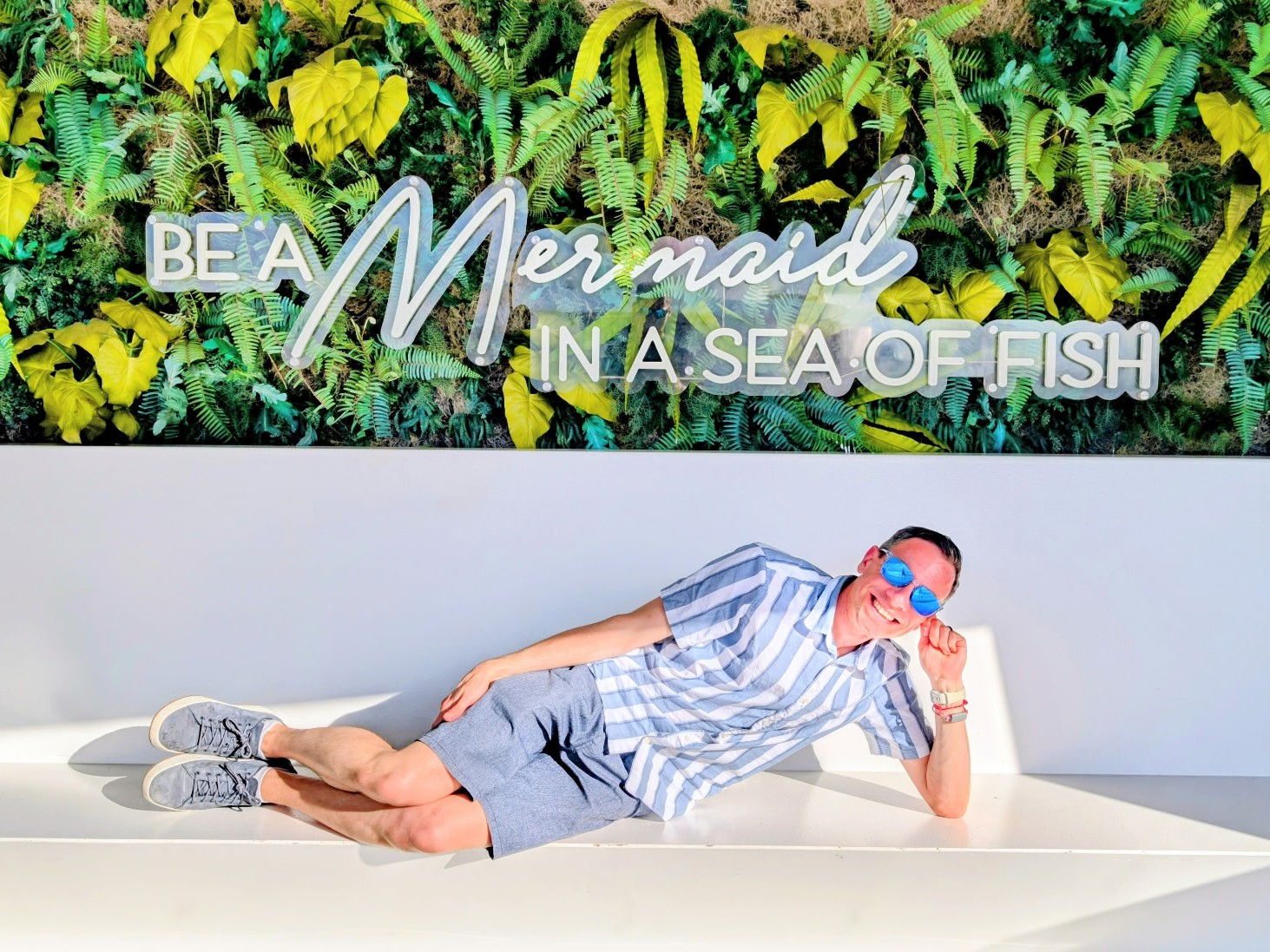 Virgin Voyages Mermaid illustration